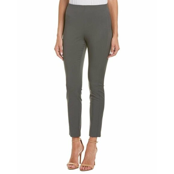 Theory Pants Navalane Neoteric Cropped Skinny Pants in Slate Gray Sz 6 New - Picture 1 of 4